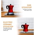 thumbnail image 4 of Cafetera Mixpresso Moka Stove de aluminio, 150 ml, 3 tazas, 4 of 9