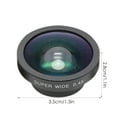 thumbnail image 3 of Phone Camera Lens, 0 4X Portable Phone Lens, Excellent Light Transmission, Clip Cell Phone Lens Compatible with Most Phones, Tablet, 3 of 11