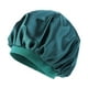thumbnail image 1 of Capó de pelo ancho de ala de bronceado cabeza bufanda dormir tapa de moda suavidad sombrero turbans cabeza cubierta de pelo envolturas para las mujeres durmiendo verde negruzco Advancent AP008211-23, 1 of 6