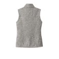 thumbnail image 4 of Port Authority Female Mock Neck Vest Grey Heather Medium, 4 of 4