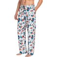 thumbnail image 6 of Naloa Fourth Of July Party Pajama Pants Men, PJ Bottoms, Sleep & Lounge Pants-Large, 6 of 6