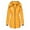 Yellow, variant on Hueook Womens Winter Coats Women's Long-Sleeved Hooded Mid-Length Fashion Casual Jacket with Small Print Yellow L