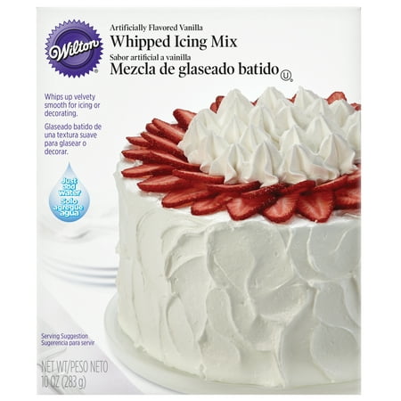 Wilton Whipped Icing Mix, Vanilla, 10 oz. (Best Vanilla Cupcake Icing)