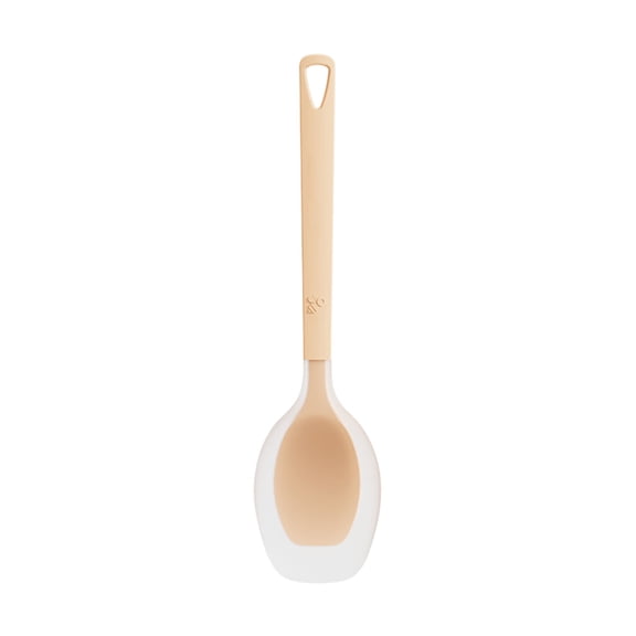 Bfogop Silicone Spoons for Cooking, 11'' Heat Resistant Mixing Spoons for Nonstick Cookware, Silicone Kitchen Utensils for Baking Stirring Serving Food, Sturdy and Durable