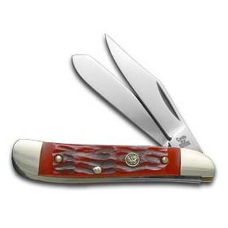 Jig Bone Pocket Knife - HEN & ROOSTER AND Red Jigged Bone Peanut Pocket Knife Knives