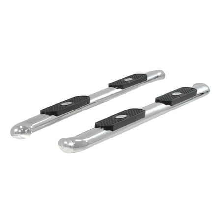 Aries Automotive S223044-2 The Standard 4 In. Oval Nerf Bar; Polished Stainless Steel; Fits select: 2019 FORD F150 SUPERCREW, 2016-2018 FORD F150