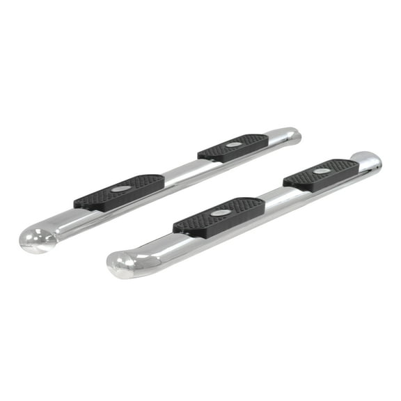 Aries Automotive S223044-2 The Standard 4 In. Oval Nerf Bar; Polished Stainless Steel; Fits select: 2019 FORD F150 SUPERCREW, 2016-2018 FORD F150