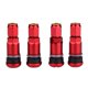 thumbnail image 1 of Vástagos Válvula Neumático Sin Cámara Coche 4 Uds. Vástagos Válvula Aire Neumático Aluminio (rojo), 1 of 9