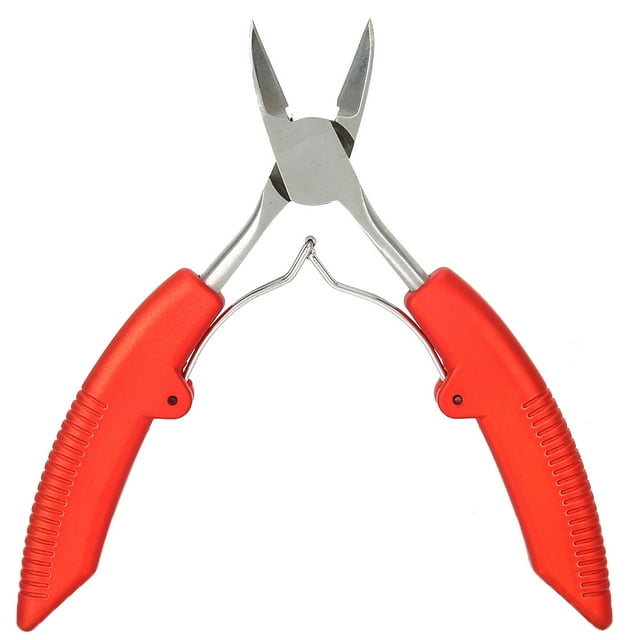 Cuticle Nipper Professional Cuticle Scissors, Cuticle Cutter Nail , For Fingernail Toenail Thick Ingrown Red