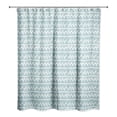 thumbnail image 2 of Creative Products Teal Floral Vines 71x74 Shower Curtain, 2 of 2