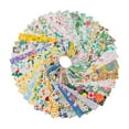 thumbnail image 1 of HILABEE Lot de 40 Pcs Artisanat Patchwork à Motifs Différents pour Anniversaires 6,5x50 cm, 1 of 9
