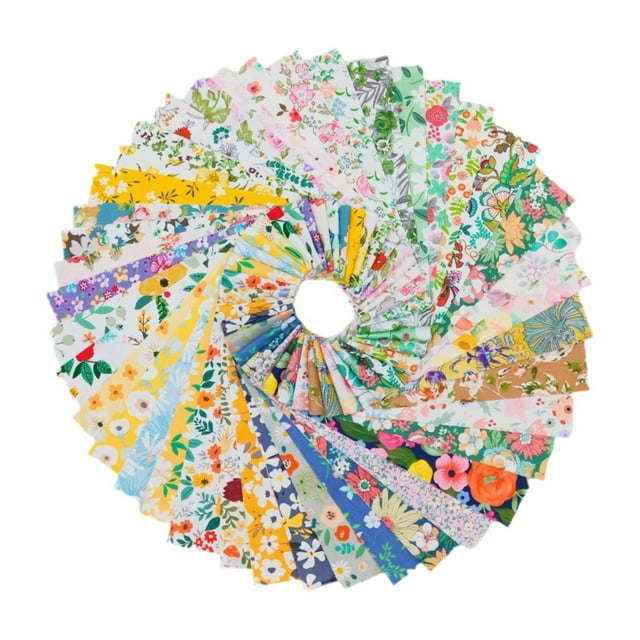 segolike 40 Pieces Bundles Craft Different Pattern Patchwork for Anniversaries 6.5x100cm