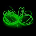 thumbnail image 1 of Tira de luces de neón MaxLax EL Wire verde de 5 m con paquete de baterías, 1 of 7