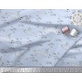 thumbnail image 2 of Soimoi Modal Satin Fabric Submarine & Fish Night Wear Print Fabric by Yard 42 Inch Wide, 2 of 3