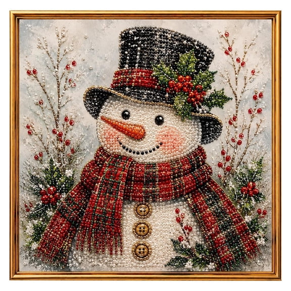 Pearl Diamond Art With Frame,Diy Christmas Pearl Diamond Painting Art Kit,Fall Pearl Diamond Art Kits For Adults,Pearl Diamond Art Kits,Gemstone Dot Holiday Wall Art,Relaxing Xmas Home Decor Gift