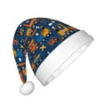 thumbnail image 2 of Cauagu Funny Steam Train Pattern Christmas Hat for Kids,Xmas Holiday Hat Santa Hat for Boys & Girls Festive Headwear Accessories for Christmas/New Year/Holiday, 2 of 6