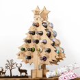 thumbnail image 2 of Calendario de Adviento de Navidad, estante para botellas de vino con forma de árbol de Navidad, Cuenta Atrás para almacenamiento de cerveza y vino, adornos navideños, 2 of 4