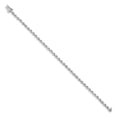 thumbnail image 2 of Real 14kt White Gold Diamond Chain Bracelet; 7 inch; for Adults and Teens; for Women and Men, 2 of 2