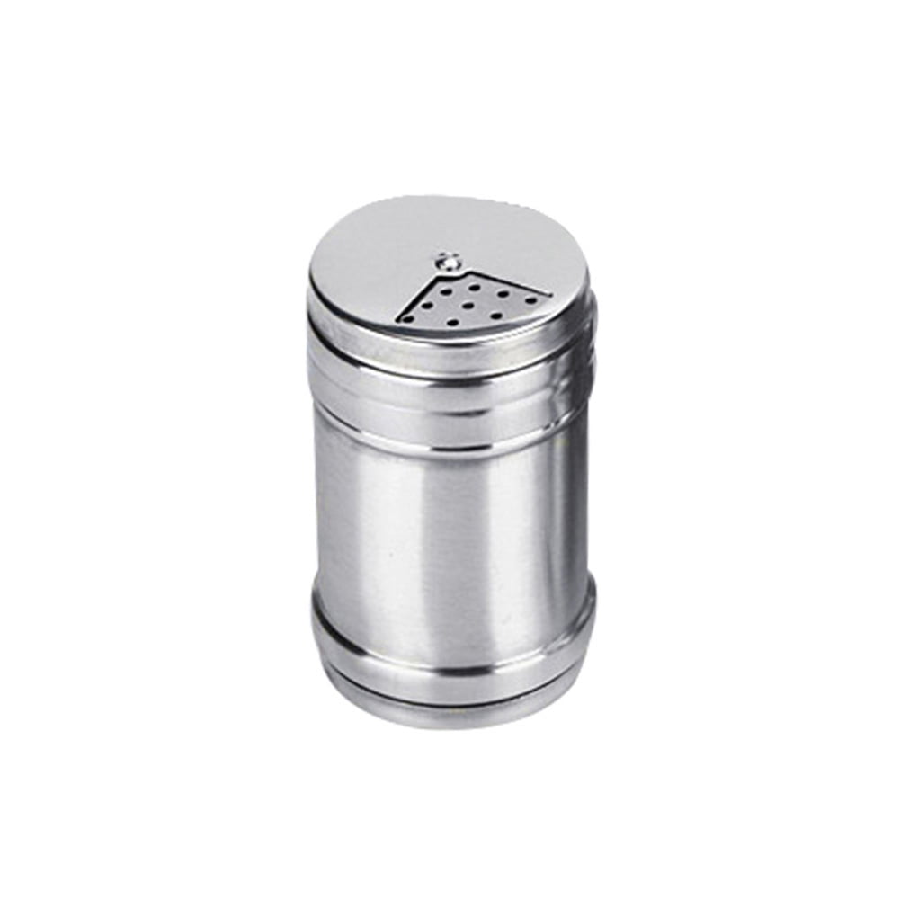 Trayknick Stainless Steel Salt Pepper Seasoning Spice Condiment Shaker Bottle Kitchen Tool