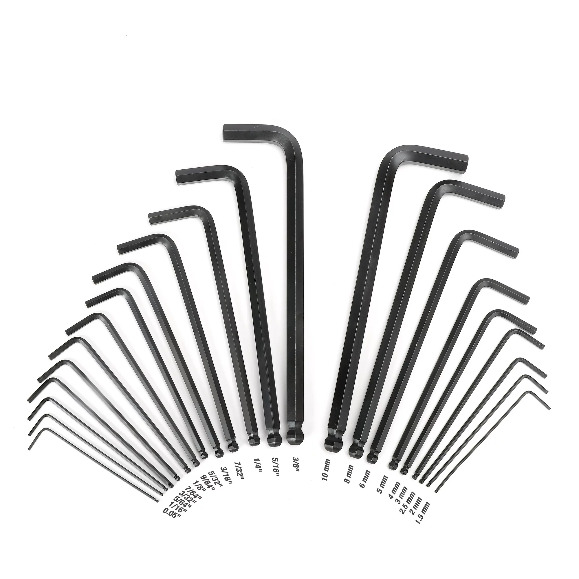 Hyper Tough 22-Piece Long-Arm Ball End Hex Key Set photo 1
