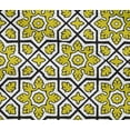 thumbnail image 4 of oneOone Cotton Flex Yellow Fabric Geometric & Floral Block Sewing Craft Projects Fabric Prints By Yard 40 Inch Wide, 4 of 4