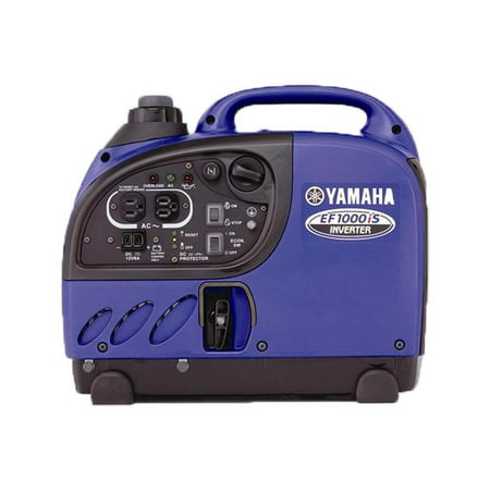 Yamaha EF1000iS 1000 Watt 120V Gas Portable Super Quiet Inverter Generator, Blue