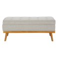 thumbnail image 4 of Carson Carrington  Sastamala Mid-century Storage Bench Grey Fabric, 4 of 5