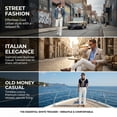 thumbnail image 5 of MEILIHUA Men's Business Casual Pants - Lightweight Stretch Cotton Chinos, Elastic Waist Flat Front Tapered Trousers for Spring Summer, 5 of 7
