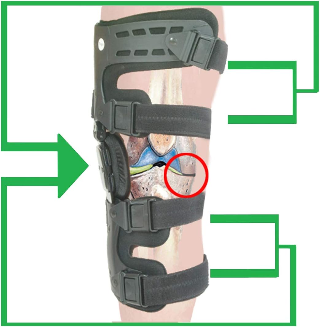Orthomen Unloader Knee Brace for Osteoarthritis & Preventive Protection Joint Pain (Lateral-Left)