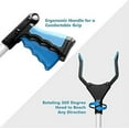 thumbnail image 2 of 32" Foldable Reacher Grabber, Long Handy Assist Tool, Flexible Lightweight Trash Grabber, Garbage Picker Upper Tool, Garbage Claw Trash Picker (Cambridge Blue), 2 of 7