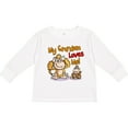 thumbnail image 3 of Inktastic My Grandma Loves Me Monkey Boys or Girls Long Sleeve Toddler T-Shirt, 3 of 5