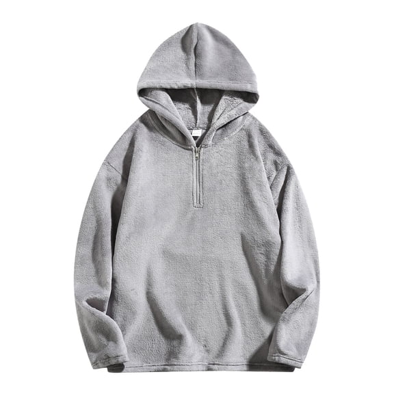 YUELONGHU Men Casual M Sweatshirts & Hoodies Lightweight Hoodie Men Men's Hoodie Winter Warm Zip up Sweatshirt Casual Comfortable Pullover Soft Cozy Outdoor Sports Jacket for Men