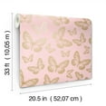 thumbnail image 4 of Advantage Metallic Butterflies Pink Whimsical Wallpaper, 4 of 5
