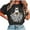 Black, variant on Drses‌‌ ‌‌‌‌‌‌‌‌‌‌‌‌‌‌‌‌‌‌‌‌‌‌Women's Halloween Vintage Funny Ghost Graphic Short Sleeve Crew Neck Casual T-Shirt