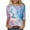 Z37-Multicolor-womens gifts for christmas, variant on Wiyuqeen Christmas Shirts for Women 3/4 Length Sleeve Sparkly Xmas Tree Print Tee Tops Three Quarter Sleeve Holiday Plus Size Blouse