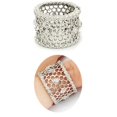 thumbnail image 1 of Open Weave Wide wholesale Band Cz Ring, 1 of 1