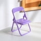 thumbnail image 4 of 12 soportes para teléfono móvil con forma de mini silla, plegables, universales, de color caramelo., 4 of 8