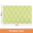 thumbnail image 3 of Bathroom Runner Rug with Checkered Design - Non-Slip, Long Bath Mat, 20x32 inches, Absorbs Water, Soft Microfiber, Machine Washable., 3 of 5
