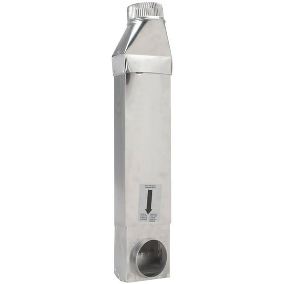 1 pc Dundas Jafine Space Saver 90 Deg Inlet/Straight Outlet 28 In. To 45 In. Adjustable Dryer Vent Periscope