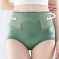 thumbnail image 3 of Seamless High Elastic Women's Panties Lace Underwear Breathable Comfortable Belly Control Briefs for Daily Wear, 3 of 3