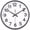 Black, variant on Silent Wall Clock Fashion Wall Watch, Bedroom Living Room Office Clock Simple Quartz Clock Electronic Clock, Suitable For Living Room, Study, Bedroom, Office.