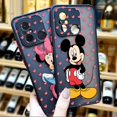 thumbnail image 2 of Matte Case for Redmi A1 K50 K40 GAMING K30 K20 10X 10C 10 9C 9T 9A 9 8 7 PRO 4G 5G Case Funda Mickey Minnie Mouse Anime Cartoon, 2 of 5