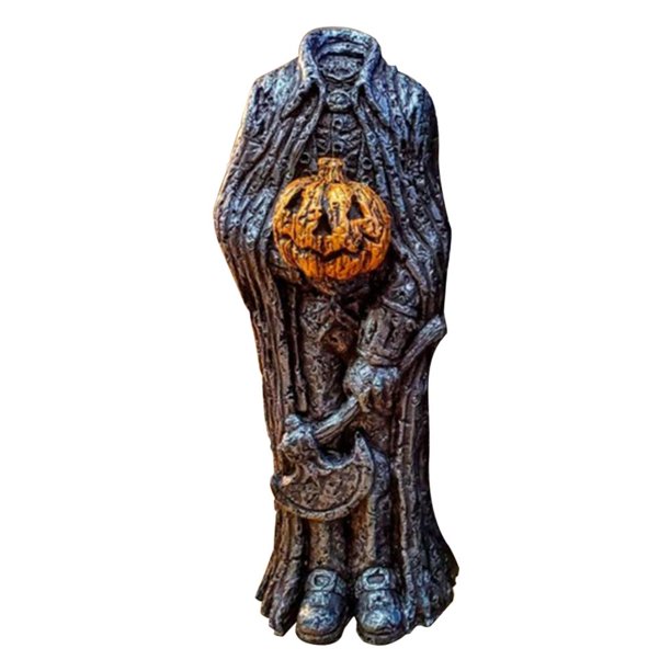 Calabaza De Halloween Adornos De Enano Cabeza De Calabaza Figuras De Enano Decoraciones De Resina Para El Hogar Para El Jardín Sala De Estar Dormitorio seitruly HA041681-02