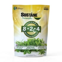 Sustane Lawn & Plant Food 8-2-4 Organic Fertilizer – Slow-Release All Purpose Plant Food for Lawns, Gardens, Flowers & Shrubs – 5 lb