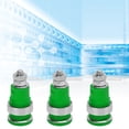 thumbnail image 1 of 50Pcs Banana Socket 4mm Pure Copper Metal Good Performance High Current Discharge Electrical Test AccessoriesGreen, 1 of 14