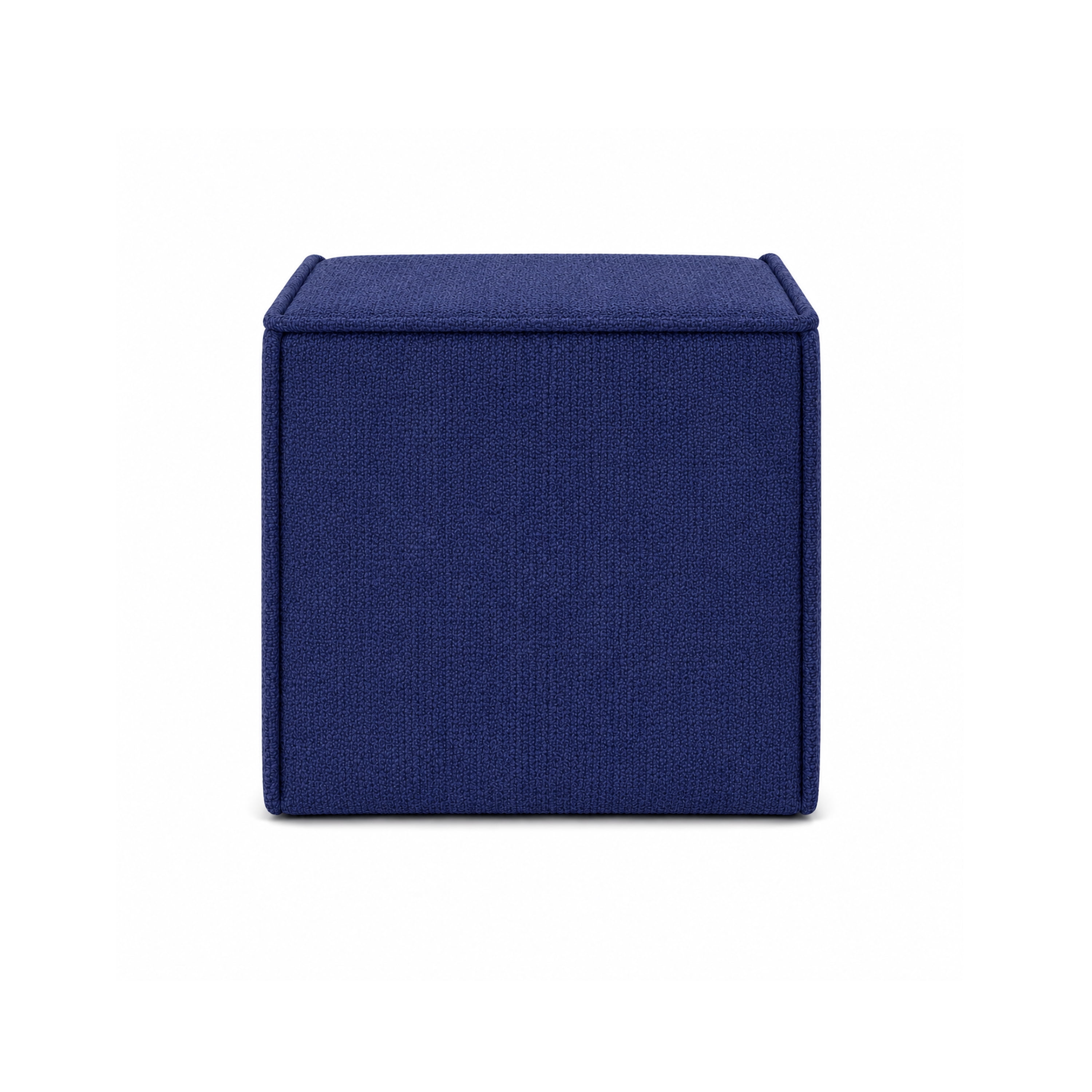 Sanford Living Pontchartrain Pouf Ottoman in Chenille, Capri