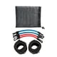 thumbnail image 3 of Kit de bandas de resistencia al tobillo, bandas de ejercicio para mujeres, hombres, Kick Boxing, fútbol Rojo y azul, 3 of 8