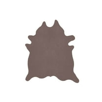 Natural  Geneva Cowhide Rug  1-Piece  6x7  16