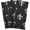 thumbnail image 7 of Coolnut Kitchen Dish Towels, Golden Fleur Lis Kitchen Towels Set of 6 Super Soft Absorbent Dish Towels Set Microfiber Polyester Kitchen Dish Cloths Tea Towels, 28x18 Inch Washcloth Gift, 7 of 7