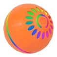 thumbnail image 4 of Juguete automático para mascotas con ruedas, juguete de entrenamiento, resistente a mordeduras, eléctrico. Naranja, 4 of 8